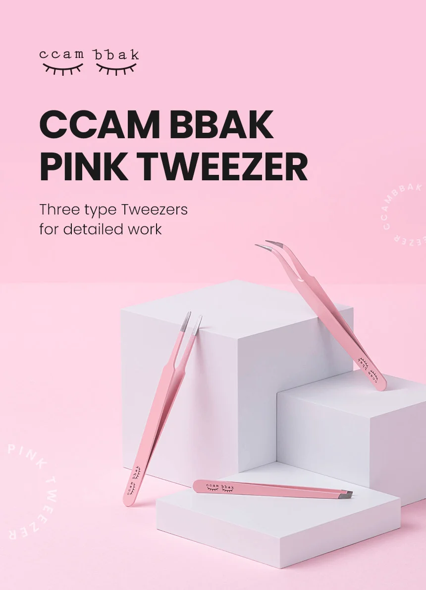 [3types] ccambbak Pink Tweezer detail 1