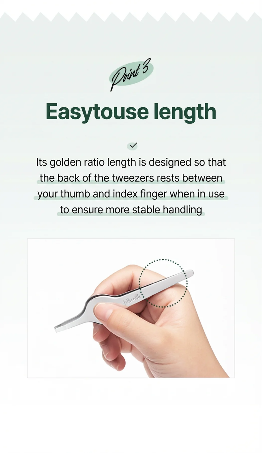 Fillimilli Soft Grip Tweezers (1ea) detail 4