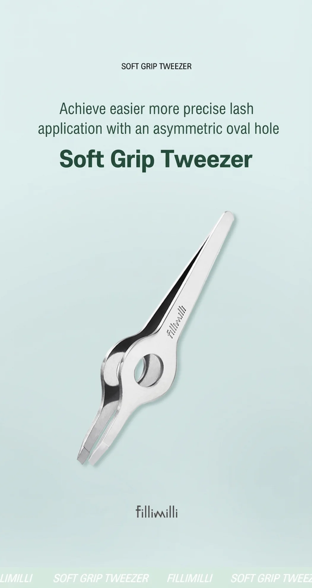 Fillimilli Soft Grip Tweezers (1ea) detail 1