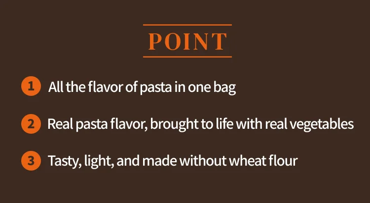 DELIGHT PROJECT Garlic Tomato Pasta Chip 1.59 oz.(45g) detail 2