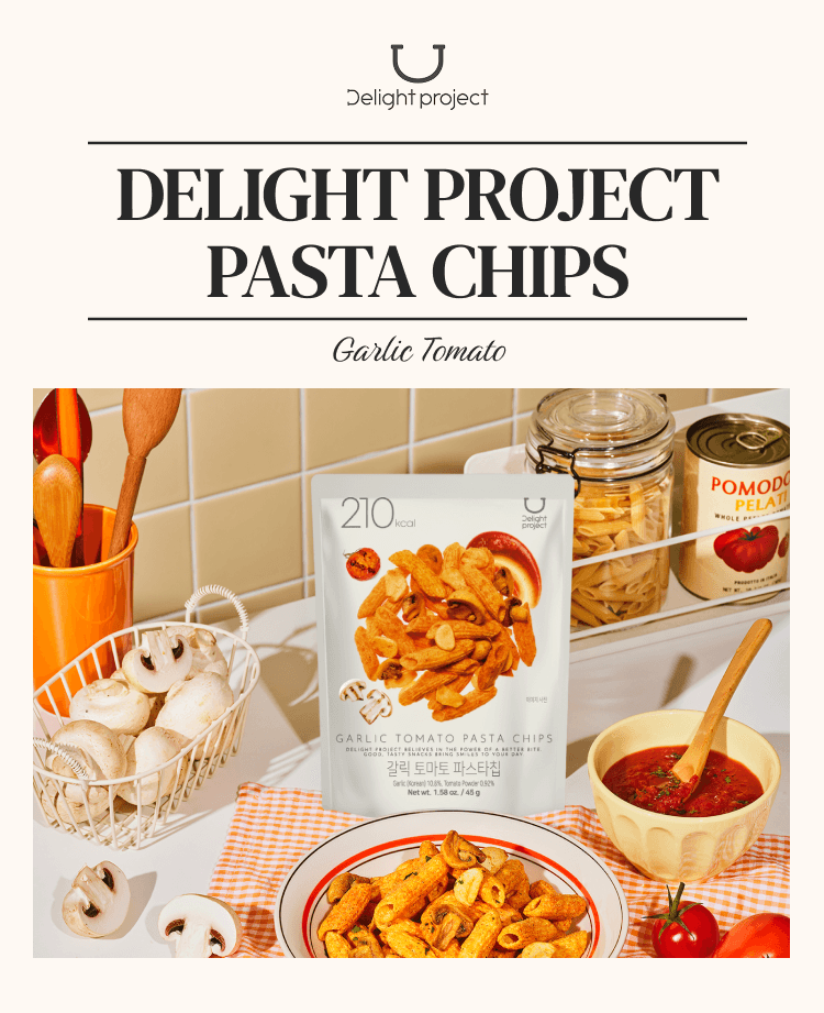 DELIGHT PROJECT Garlic Tomato Pasta Chip 1.59 oz.(45g) detail 1