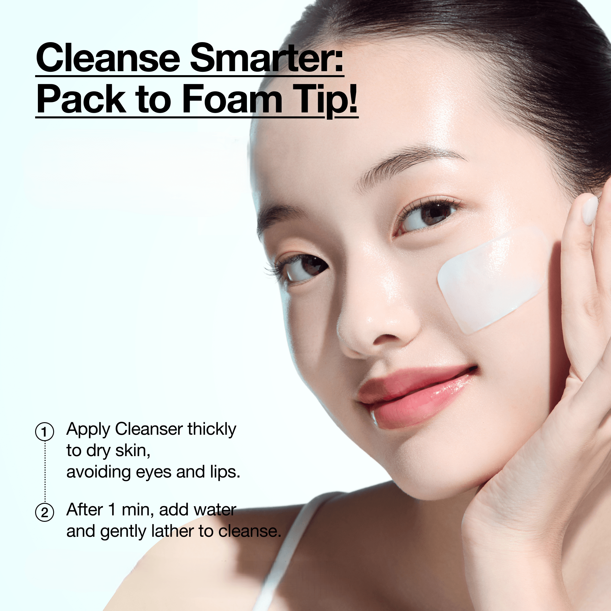 Anua PDRN Hyaluronic Acid Moisturizing Cleansing Foam 5.07 fl. oz.(150ml) detail 4