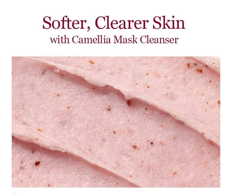 ROUND LAB Camellia Deep Collagen Rice Cake Mask Cleanser 3.38 fl. oz.(100ml) detail 3