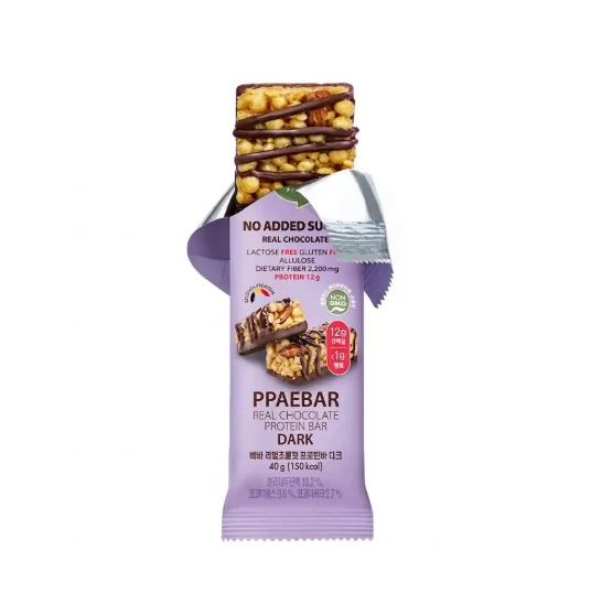 [4flavors] PPAEBAR Real Chocolate Protein Bar 1.4 oz.(40g) detail 1