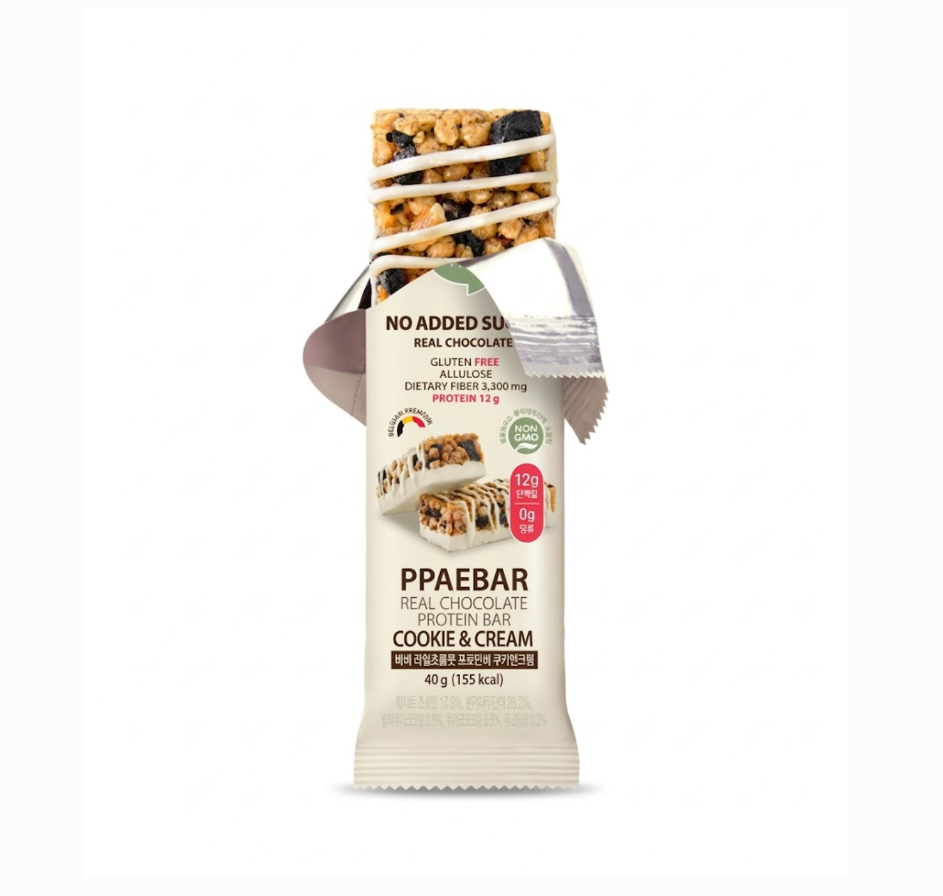 [4flavors] PPAEBAR Real Chocolate Protein Bar 1.4 oz.(40g) - Image 2 of 8
