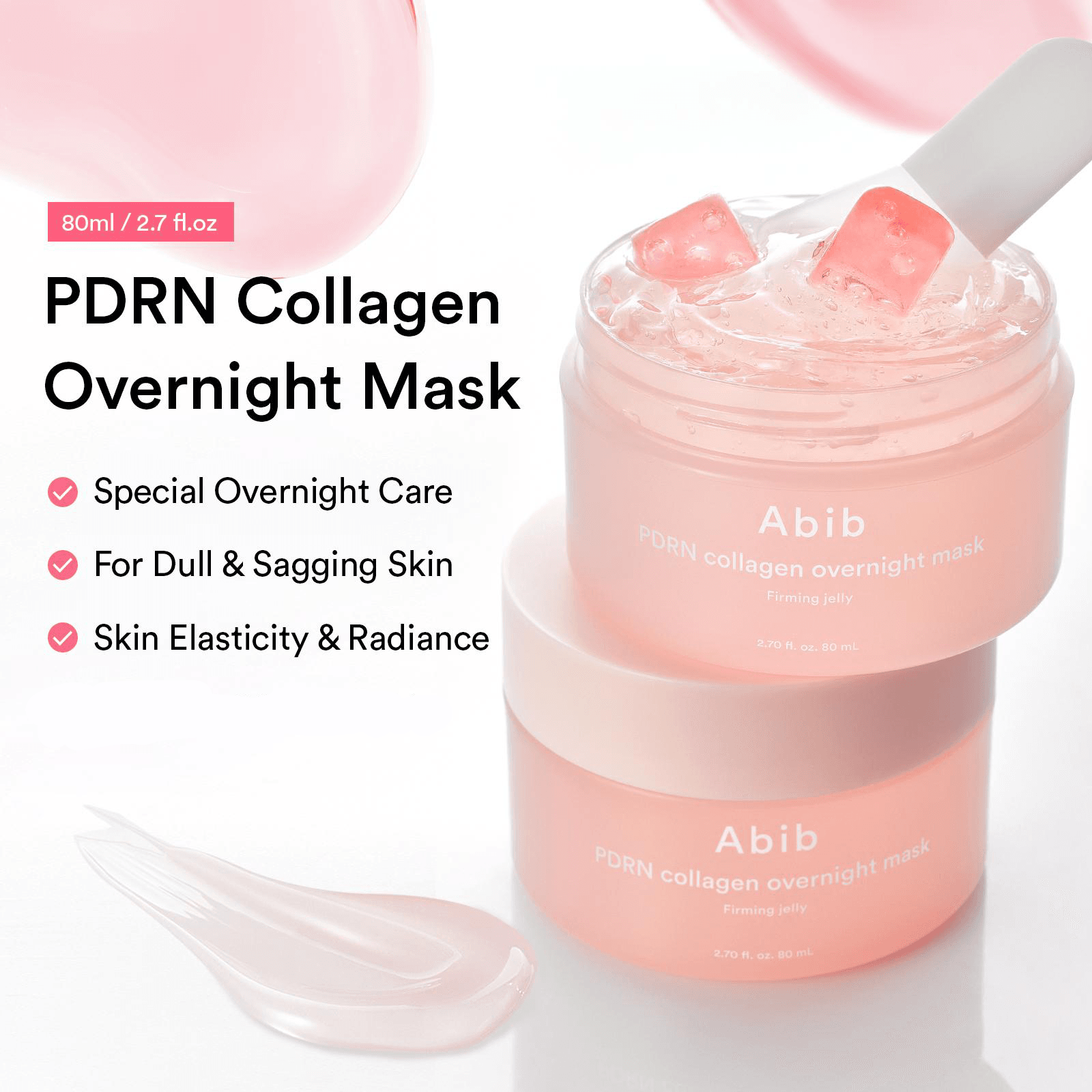 Abib PDRN Collagen Overnight Mask Firming Jelly 2.70 fl. oz.(80ml) detail 1