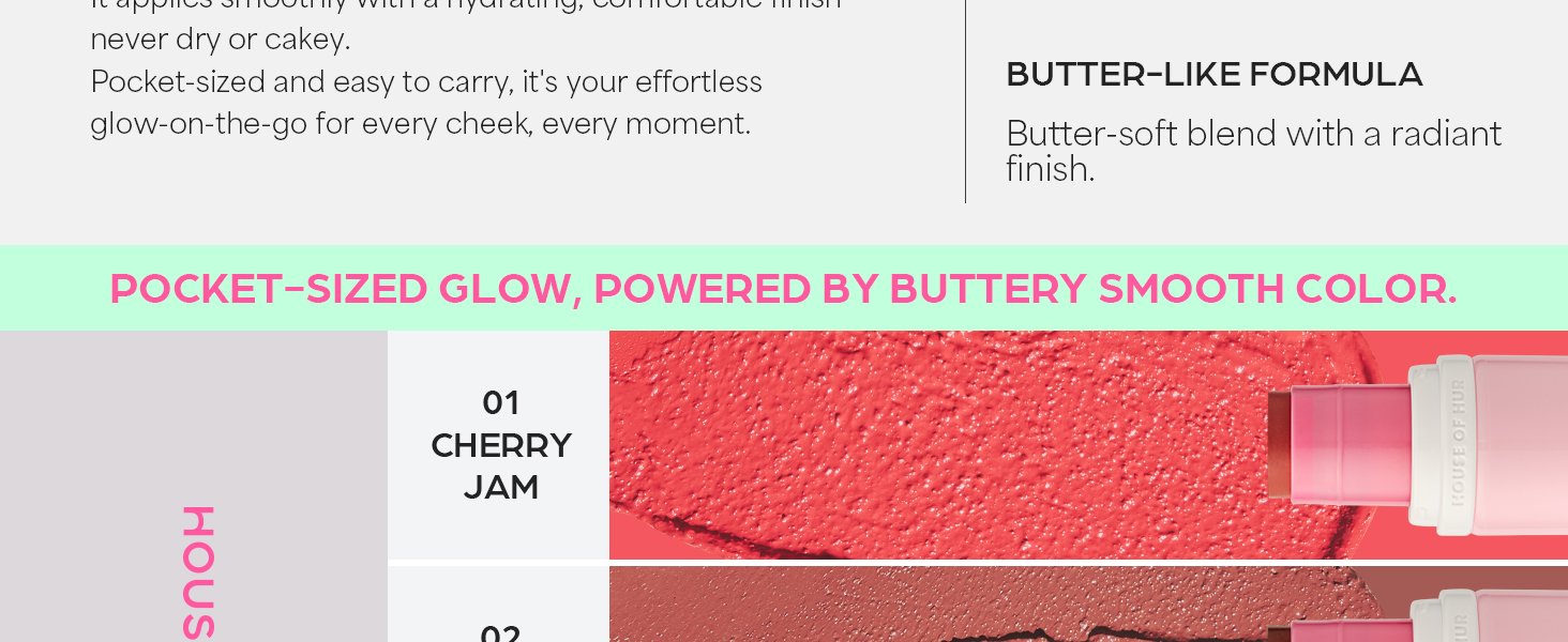 [5colors] (blush/bronzer) House of Hur Every Cheek Blush 0.22 oz.(6.5g) detail 4