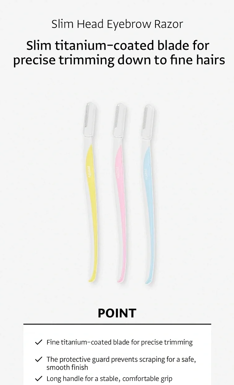 OLIVEYOUNG Slim Head Eyebrow Razor (2ea) detail 2