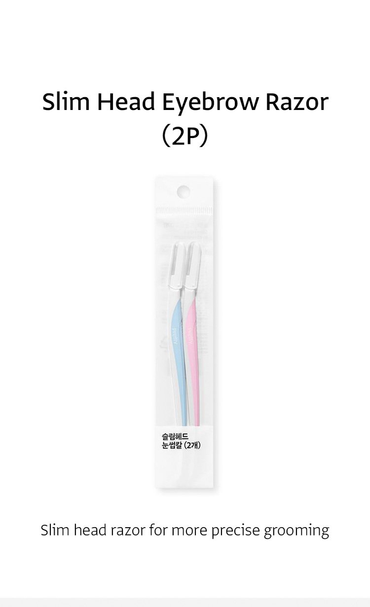 OLIVEYOUNG Slim Head Eyebrow Razor (2ea) detail 1