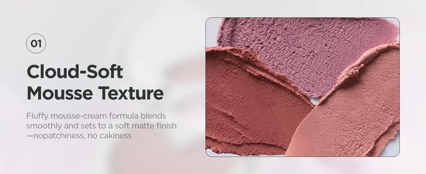 [6colors] lilybyred Luv Beam Cheek Mousse 0.13 oz.(3.8g) detail 2