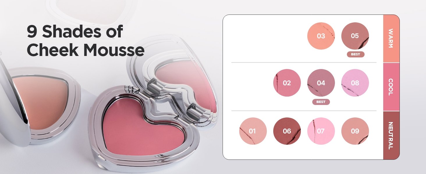 [6colors] lilybyred Luv Beam Cheek Mousse 0.13 oz.(3.8g) detail 5