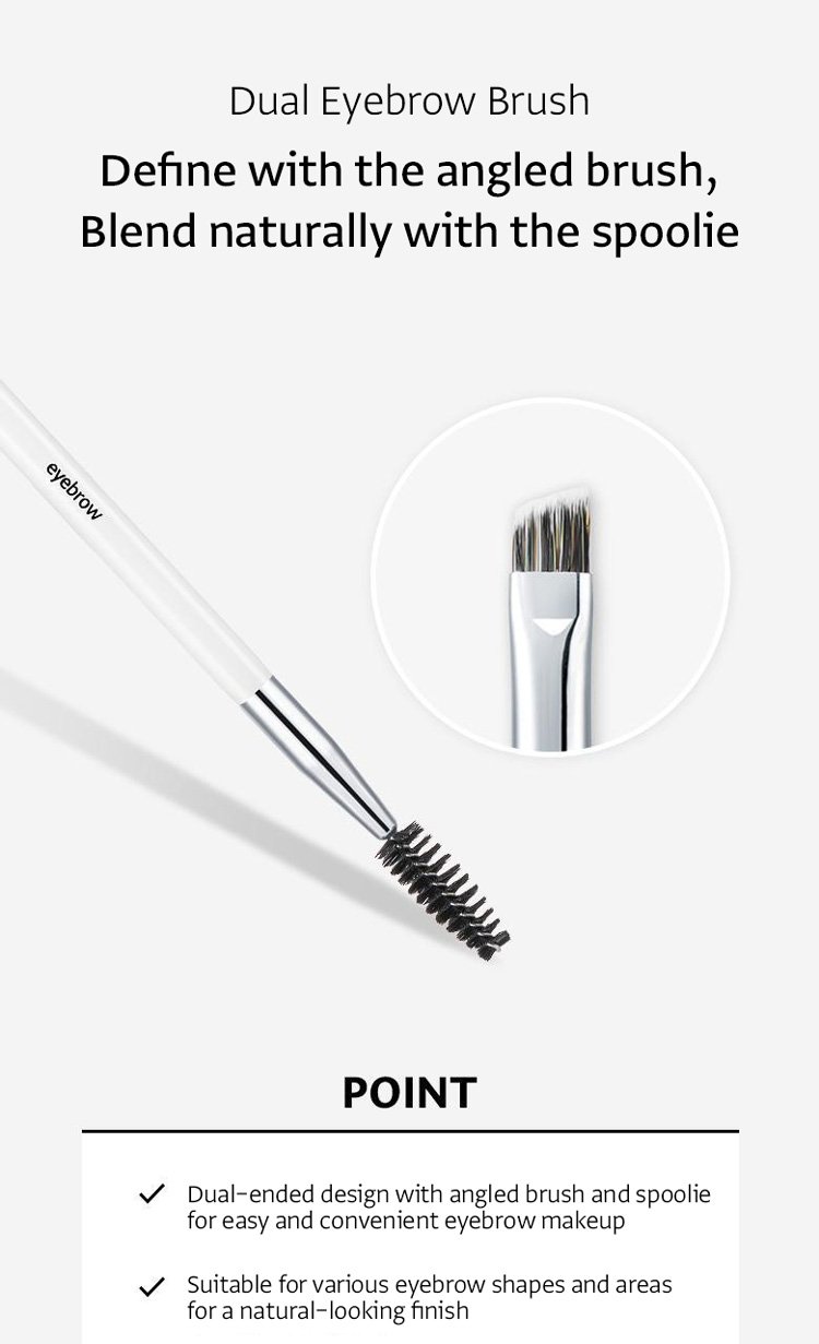 OLIVEYOUNG Dual Eyebrow Brush (1ea) detail 2