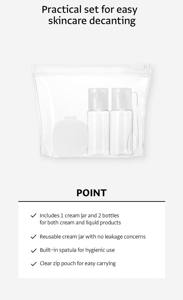 OLIVEYOUNG Portable Skincare Bottles Set detail 2
