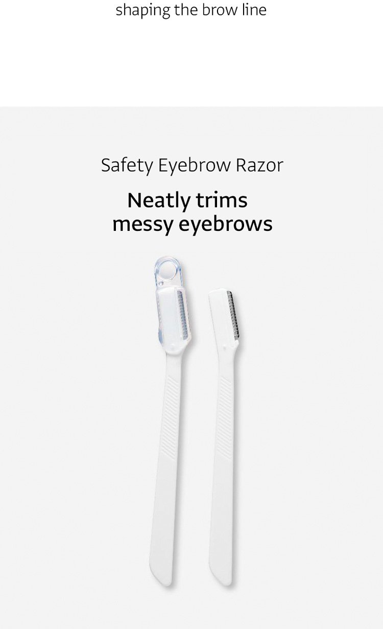 OLIVEYOUNG Safety Eyebrow Razor (2ea) detail 2
