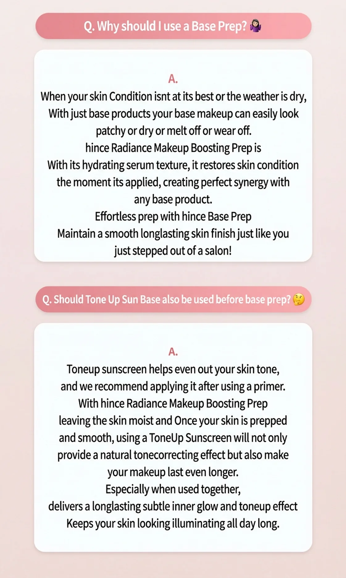hince Radiance Makeup Boosting Prep 1.01 fl. oz.(30ml) detail 20