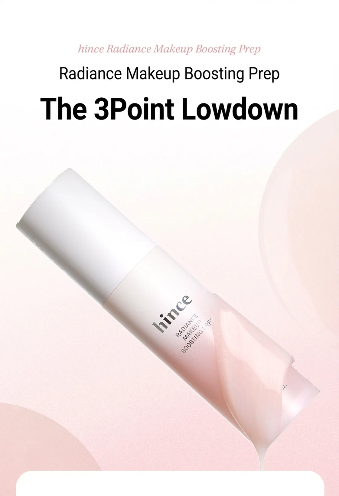 hince Radiance Makeup Boosting Prep 1.01 fl. oz.(30ml) detail 7