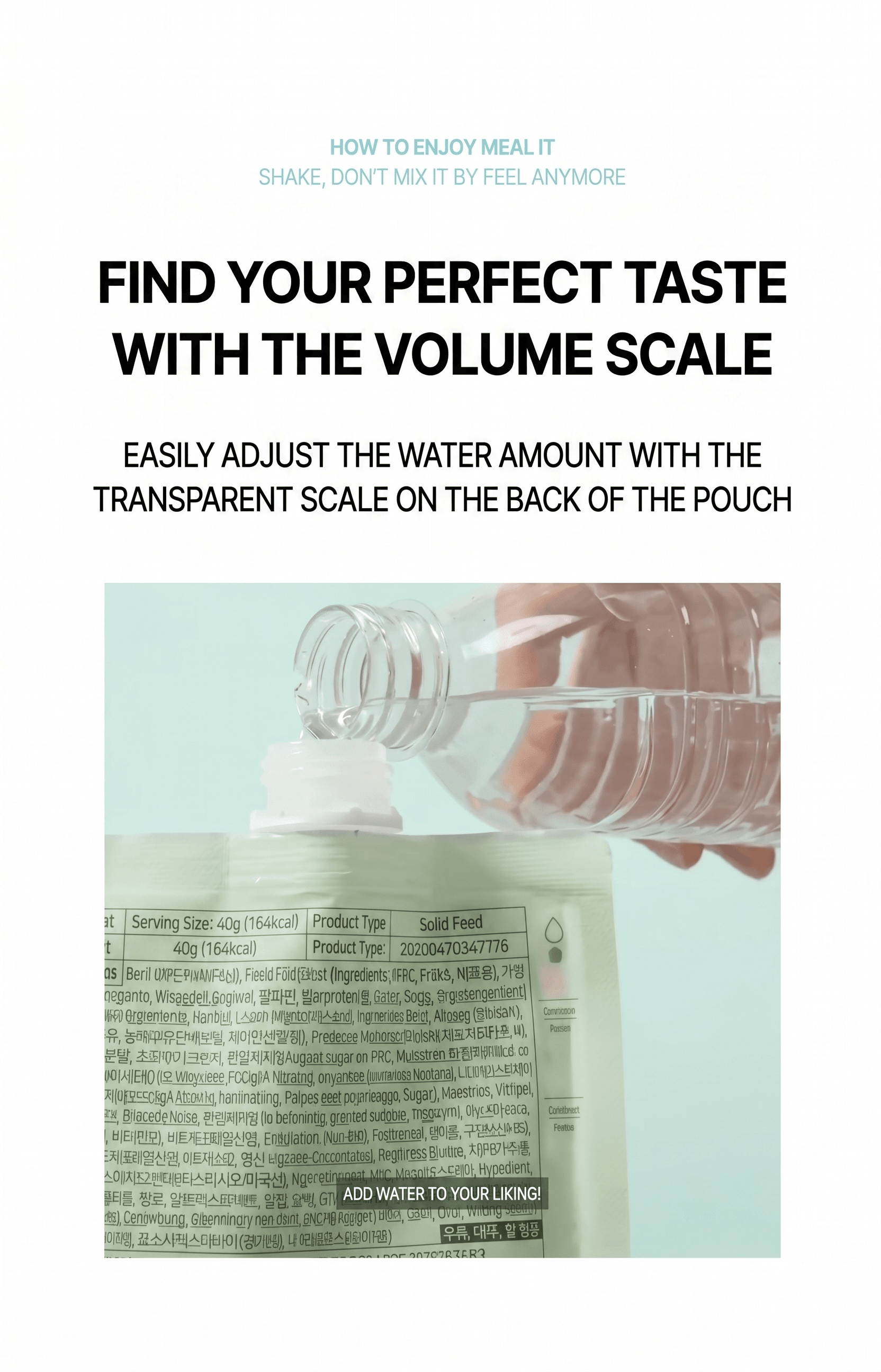 [3flavors] MEALIT Protein Shake Flavor 1.41 oz.(40g) detail 6