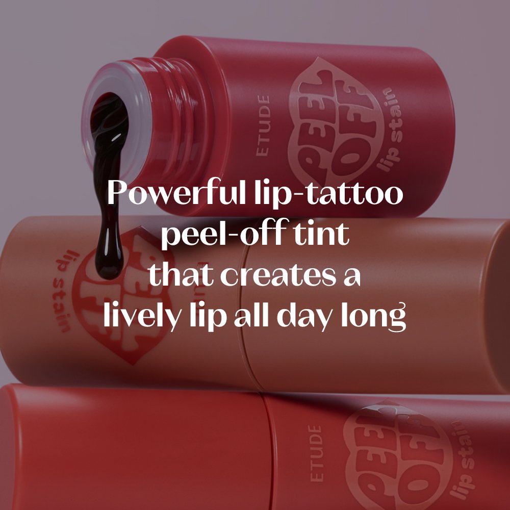 [6color] ETUDE Dear Darling Peel Off Lip Stain 0.17 oz.(5ml) detail 2