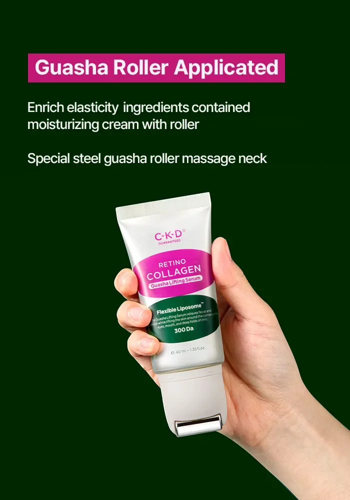 CKD Retino Collagen Small Molecule 300 Guasha Lifting Serum 1.35 fl. oz.(40ml) detail 3
