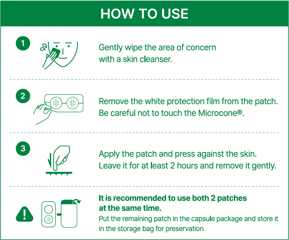 acropass  Trouble Care Microcone Patch (6ea) detail 3