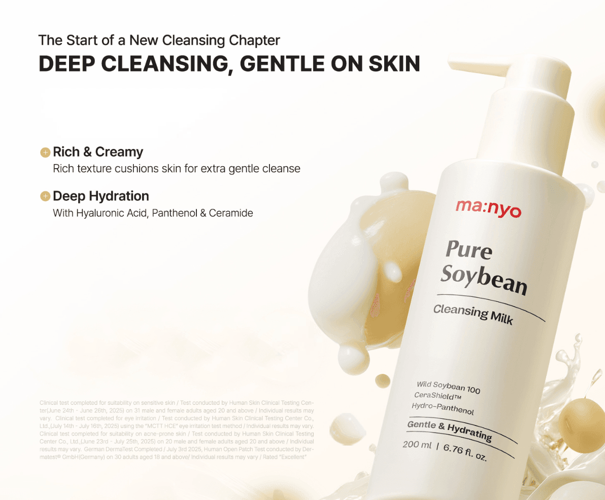 manyo Pure Soybean Cleansing Milk 6.76 fl. oz.(200ml) detail 1
