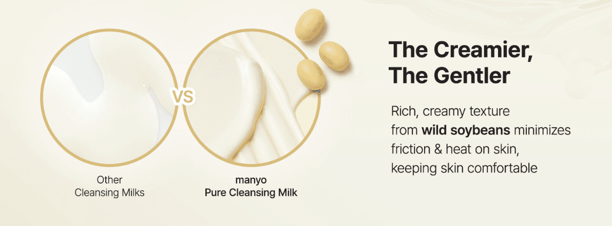 manyo Pure Soybean Cleansing Milk 6.76 fl. oz.(200ml) detail 2