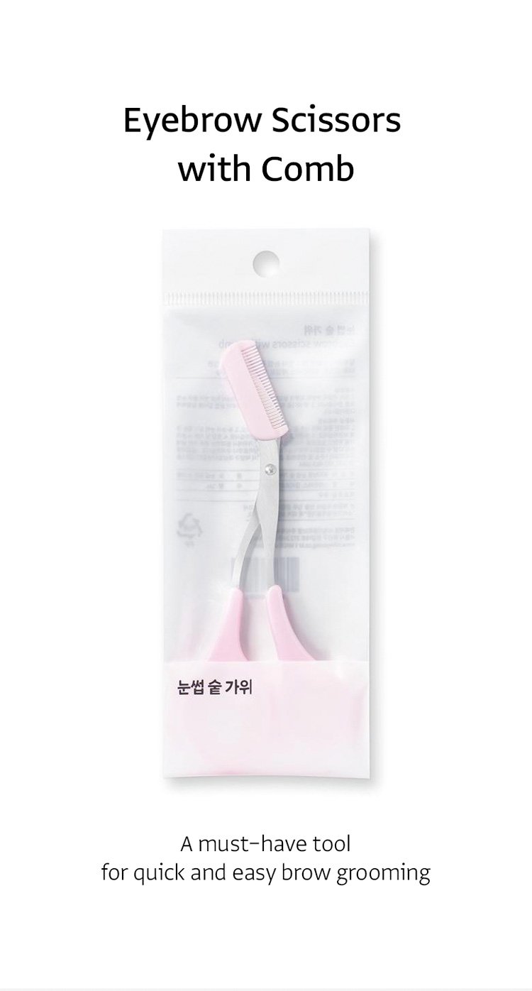 OLIVEYOUNG Eyebrow Scissors With Comb detail 1
