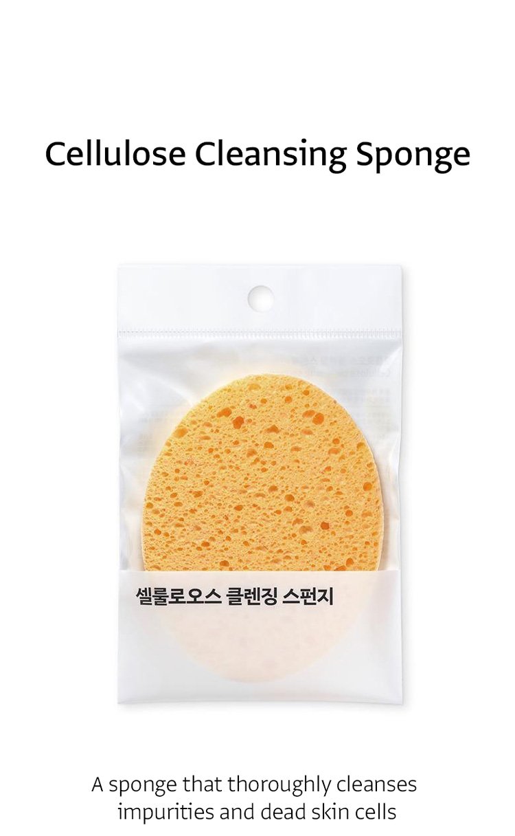 OLIVEYOUNG Cellulose Cleansing Sponge detail 1