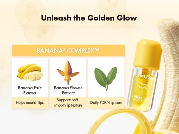 [7colors] AMUSE Banana Lip Oil 0.15 fl. oz.(4.5ml) detail 3