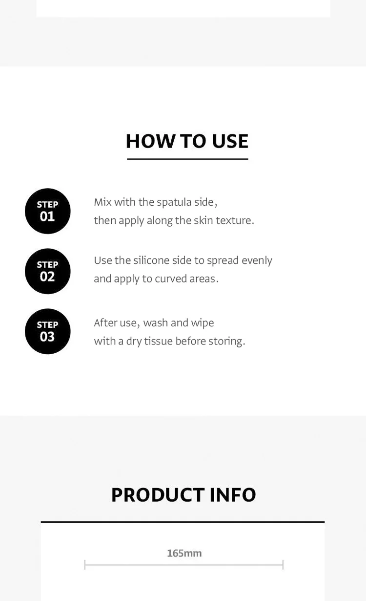 OLIVEYOUNG Silicone Spatula Pack Brush (1ea) detail 3