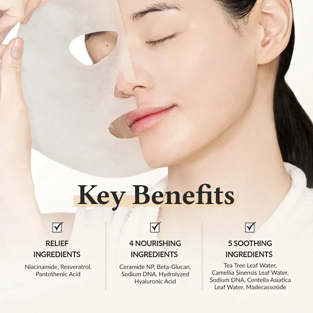 Dr.Althea 345 Relief Cream mask 4 Packs 0.88 oz.(25g) detail 2