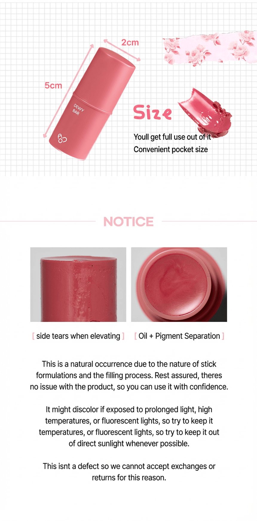 [4colors] AOU Dewy Bar 0.07 oz.(2g) detail 3