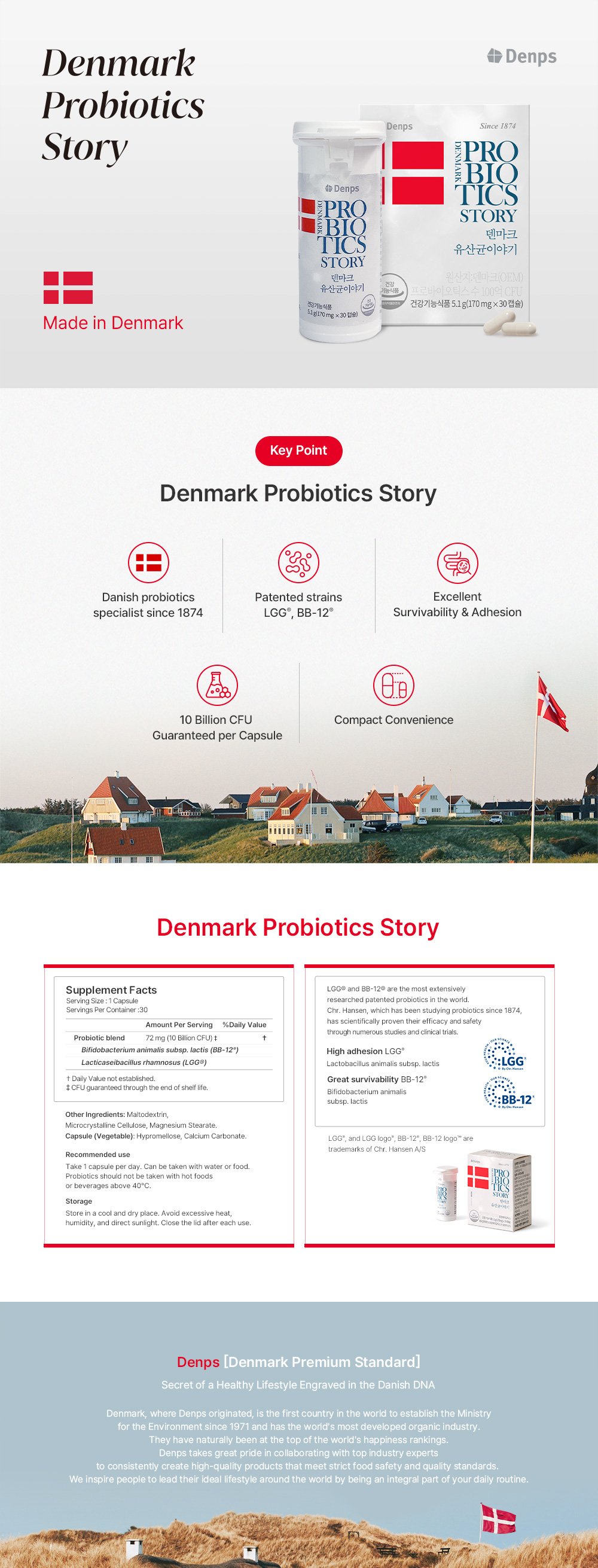 Denps Denmark Probiotics Story 0.18 oz.(5.1g) detail 1