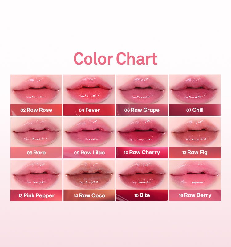[12colors] hince Raw Glow Gel Tint Mini 0.06 fl. oz.(2ml) detail 4