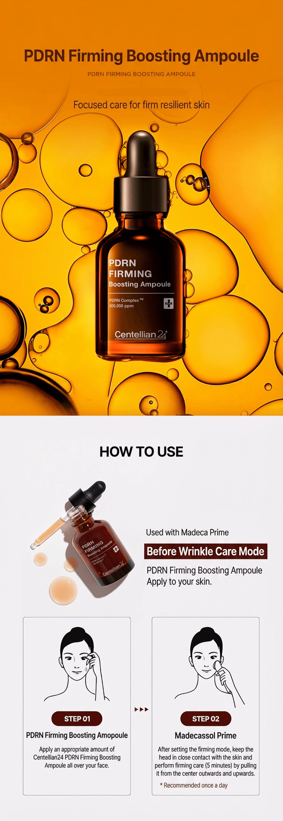 Centellian24 PDRN Firming Boosting Ampoule 1.01 fl. oz.(30ml) detail 2