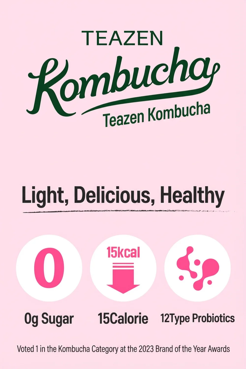Teazen Kombucha Mango Guava 0.18 oz.(5g) x 10ea detail 2