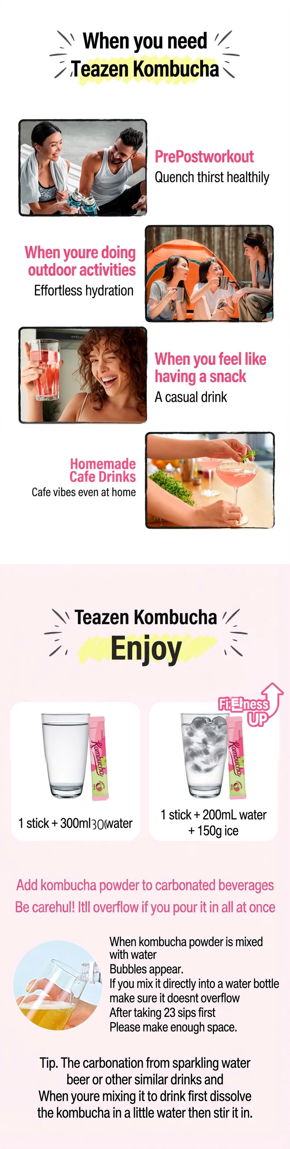 Teazen Kombucha Mango Guava 0.18 oz.(5g) x 10ea detail 4