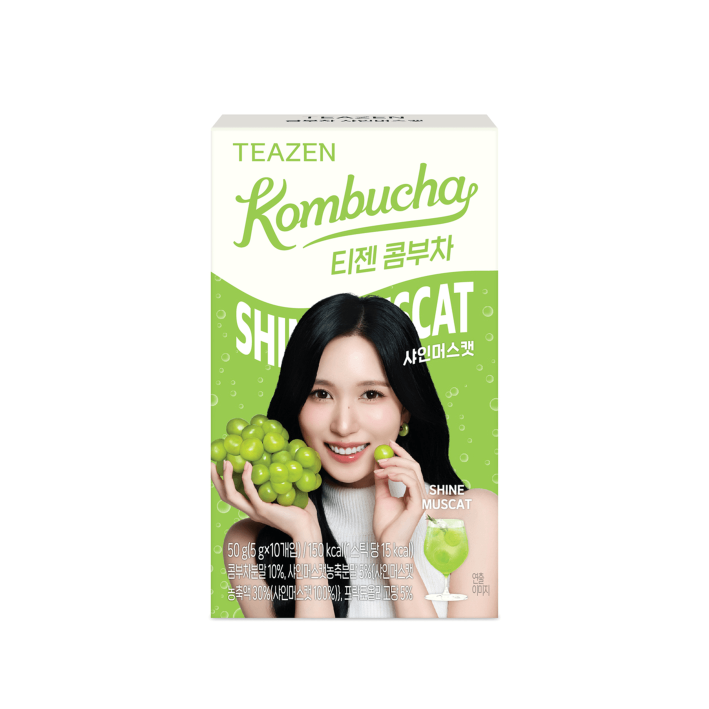 Teazen Kombucha Shine Muscat 0.18 oz.(5g) x 10ea detail 1
