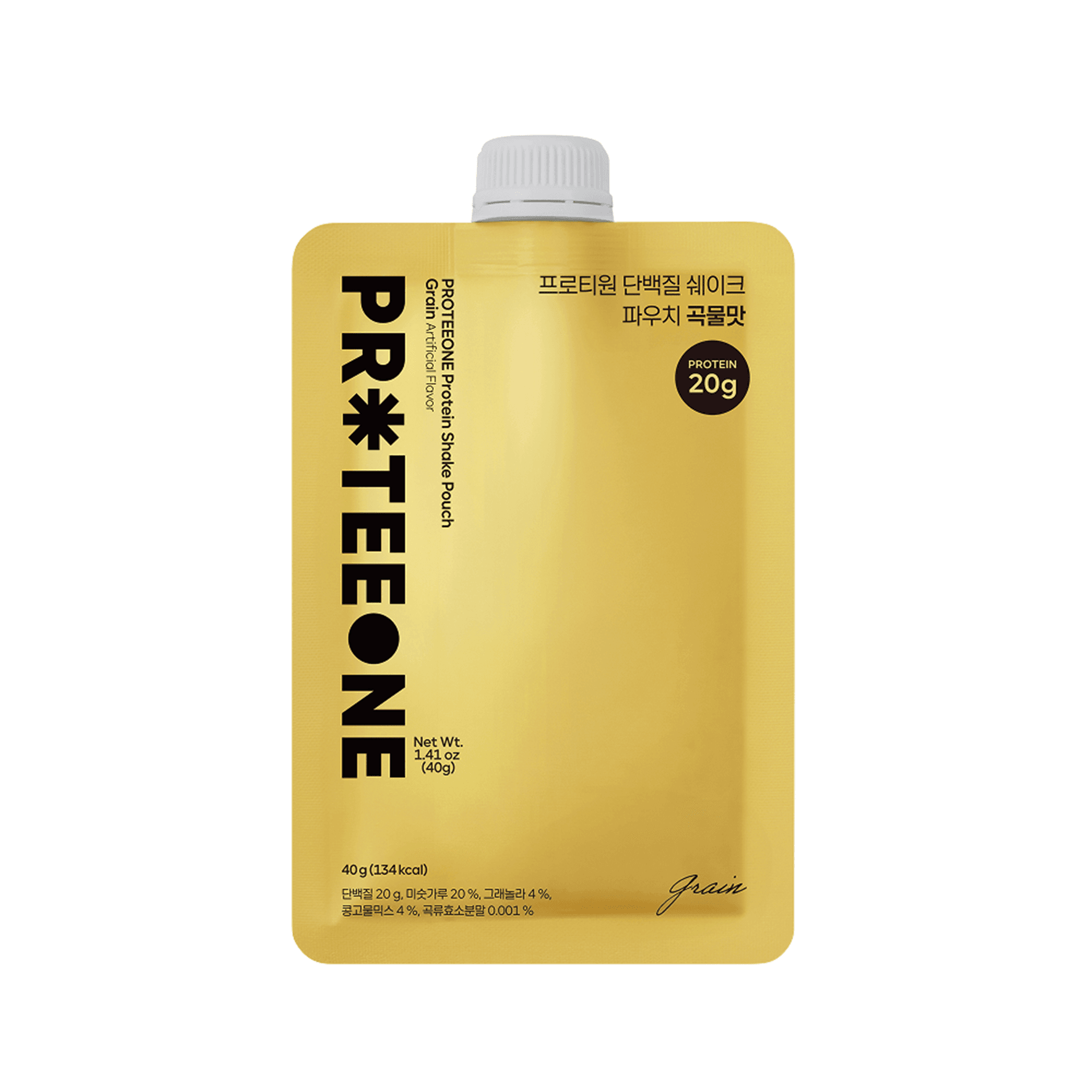 PROTEEONE Protein Shake Pouch Grain 1.41 oz.(40g) detail 1