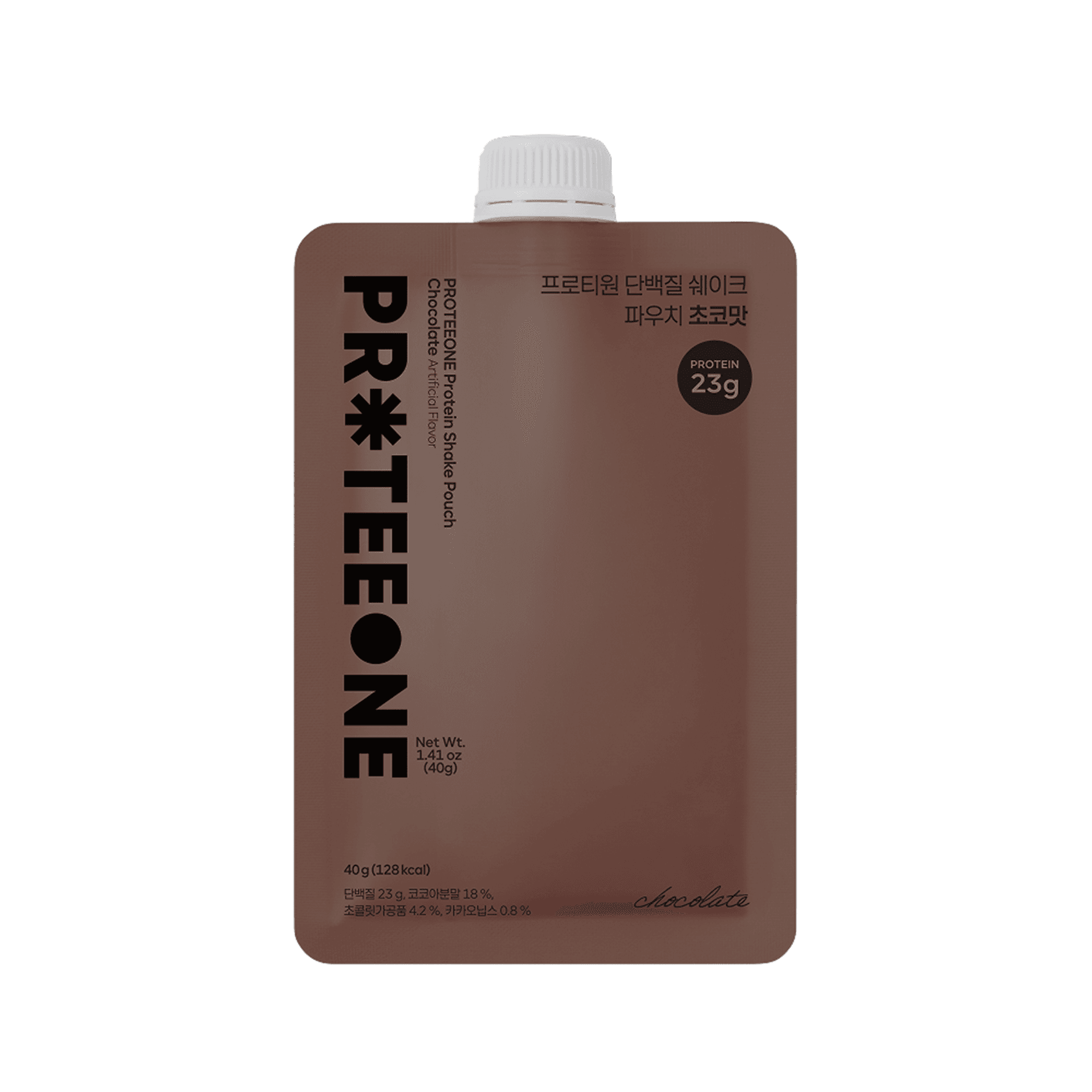 PROTEEONE Protein Shake Pouch Chocolate 1.41 oz.(40g) detail 1