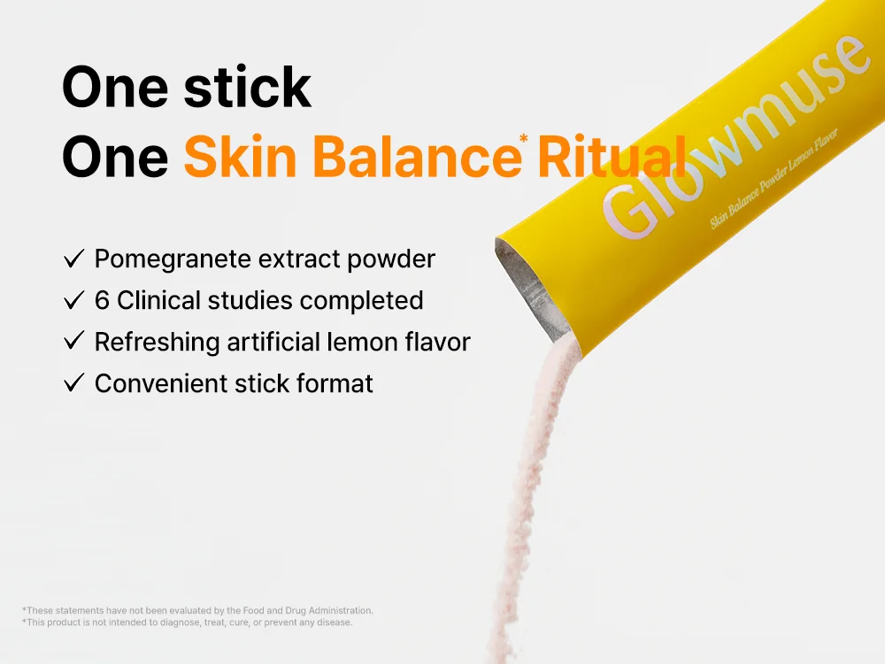 GLOWMUSE Skin Balance Powder Lemon Flavor 0.1 oz.(3g) x 14ea detail 5