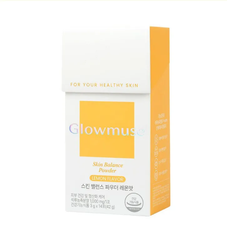 GLOWMUSE Skin Balance Powder Lemon Flavor 0.1 oz.(3g) x 14ea