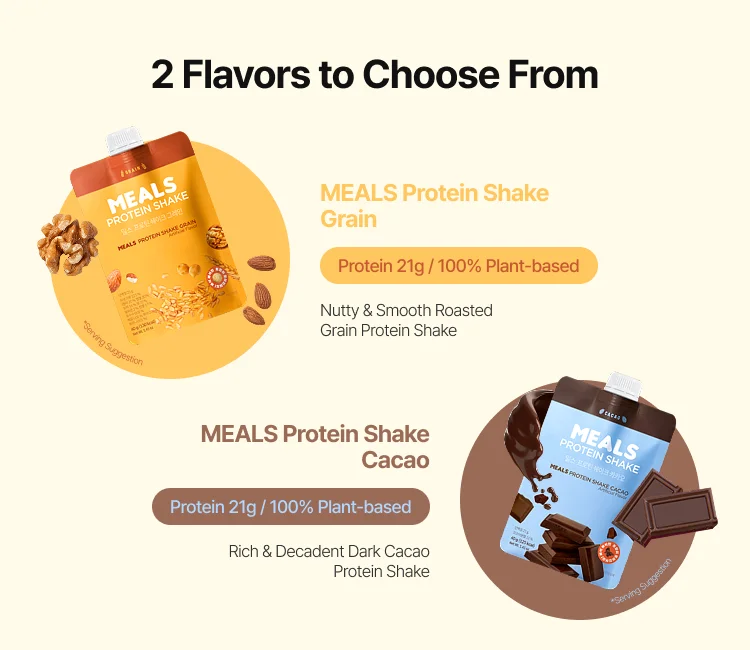 INTAKE Meals Protein Shake Cacao 1.41 oz.(40g) detail 3