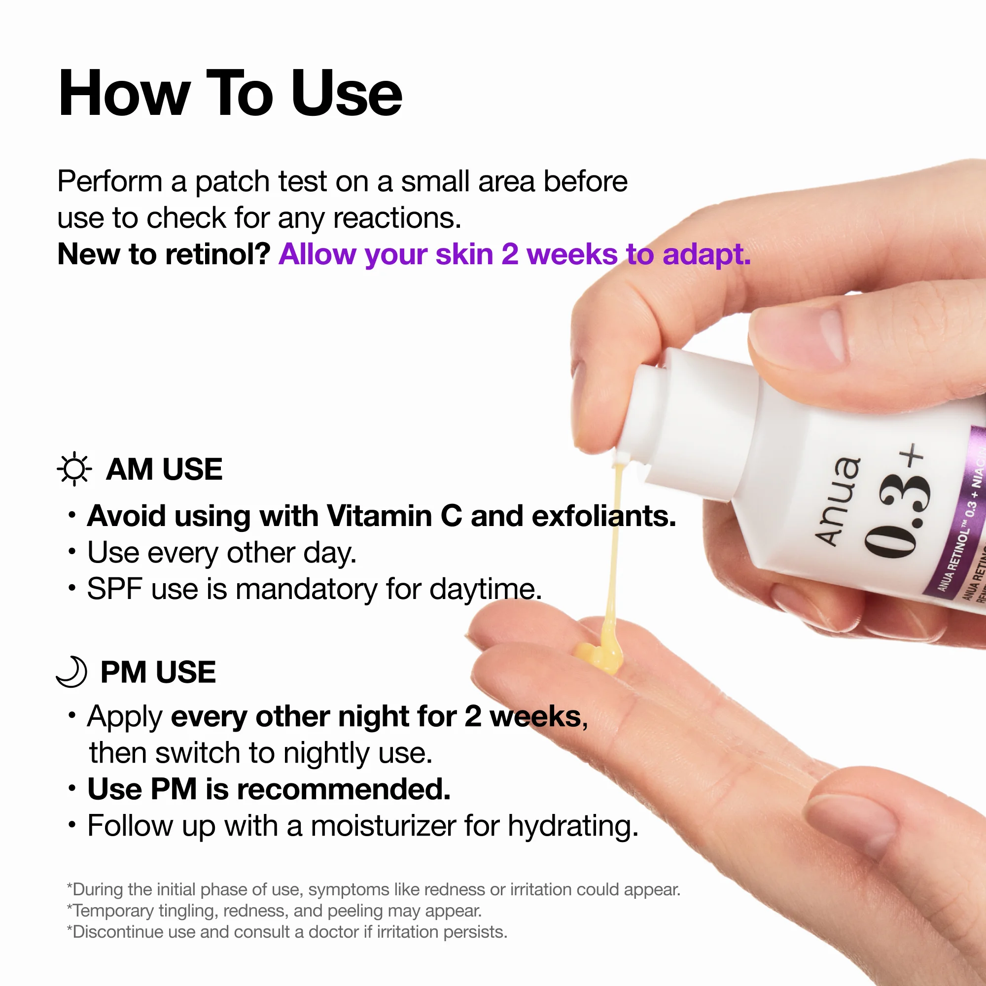 Anua Retinol 0.3 Niacin Renewing Serum 1.01 fl. oz.(30ml) detail 5