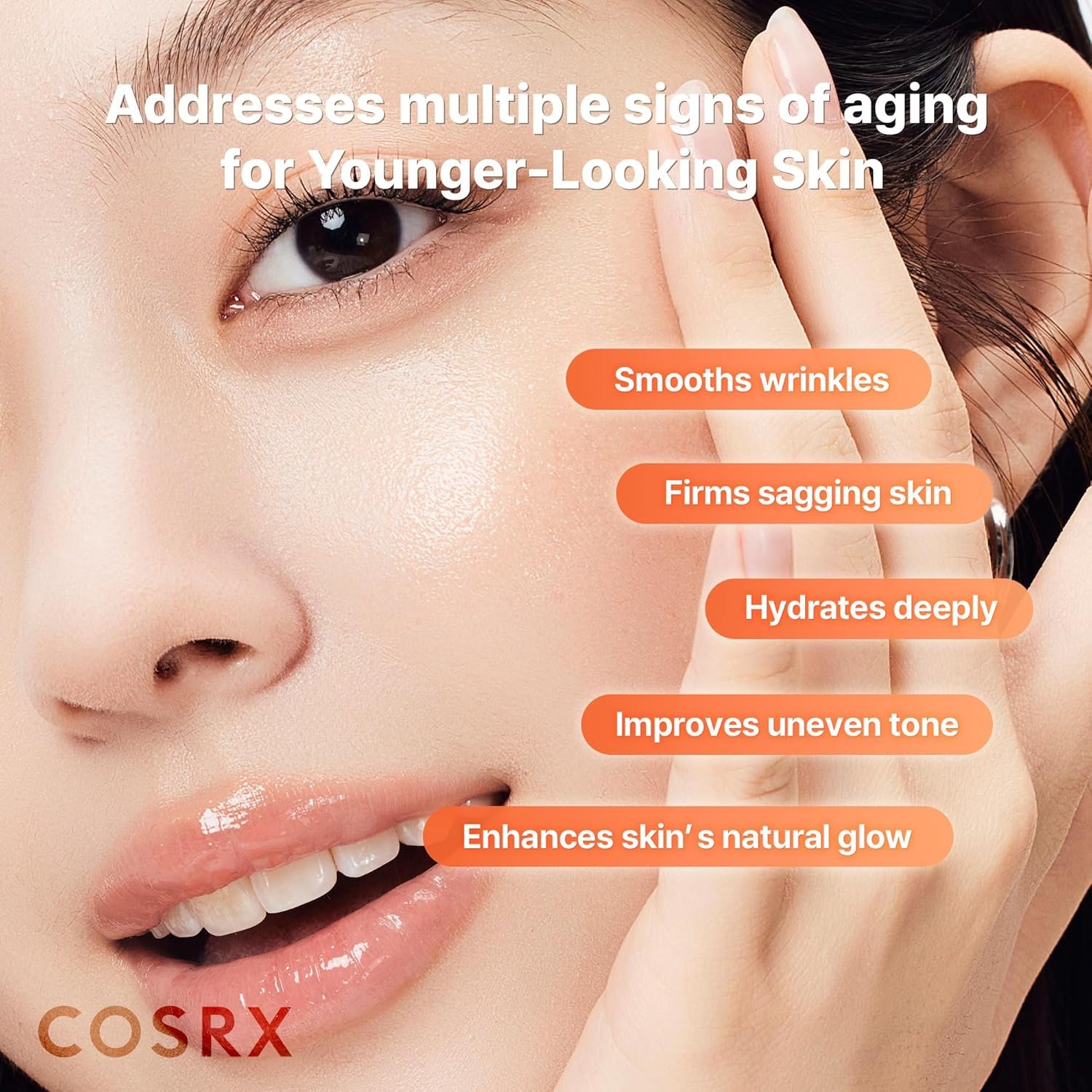 COSRX 5 PDRN Hyaluronic Acid Vital Hydrating Hydrogel Mask 1.19 oz.(34g) x 3ea detail 2