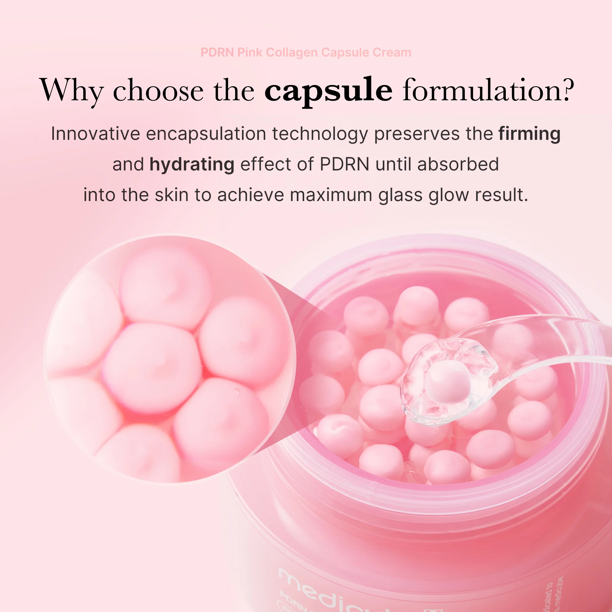 medicube PDRN Pink Collagen Capsule Cream 1.94 oz.(55g) detail 3