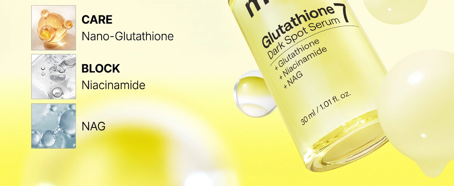 glutathione serum for dark circles Brightening & Hydrating and Eyelids with 1% Whitening Peptide, 0.5% Tranexamic Acid, and EYE SEE NO SPOTS manyo Glutathione 7 Dark Spot