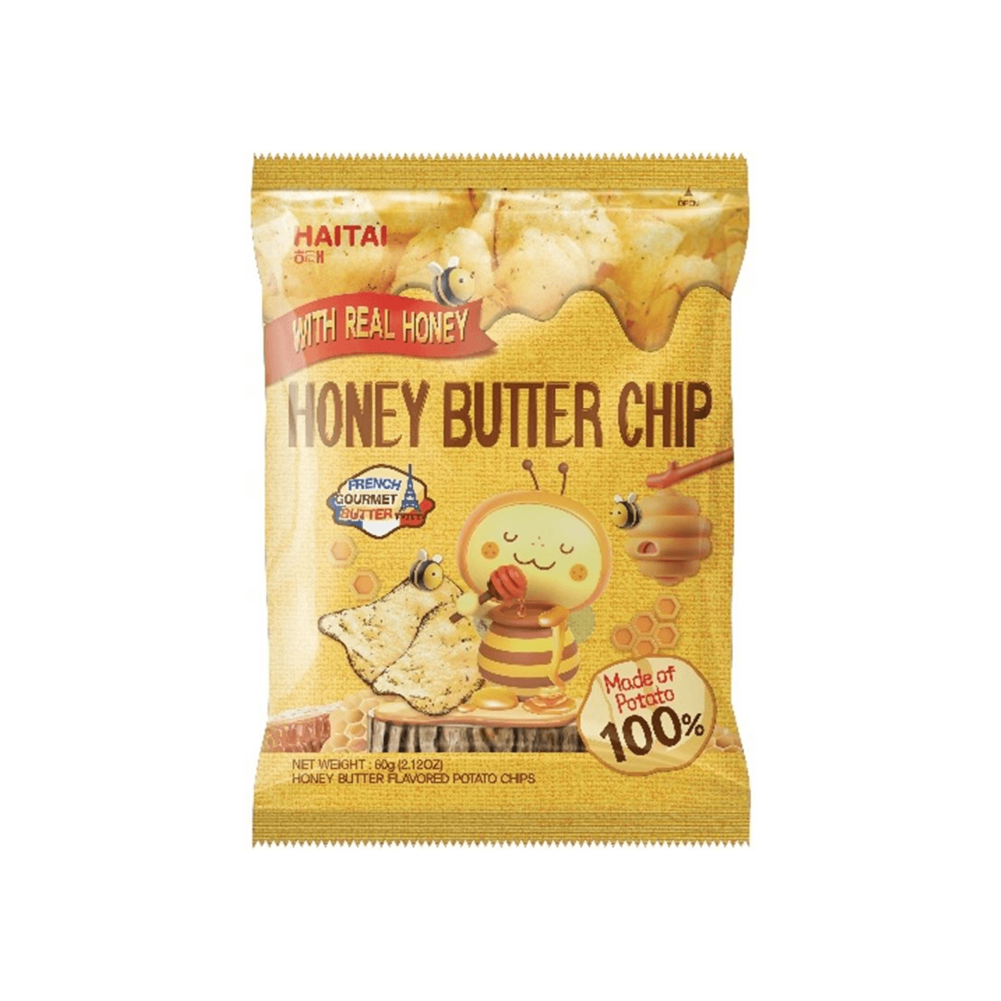 HAITAI Honey Butter Chips 2.12 oz.(60g) detail 3