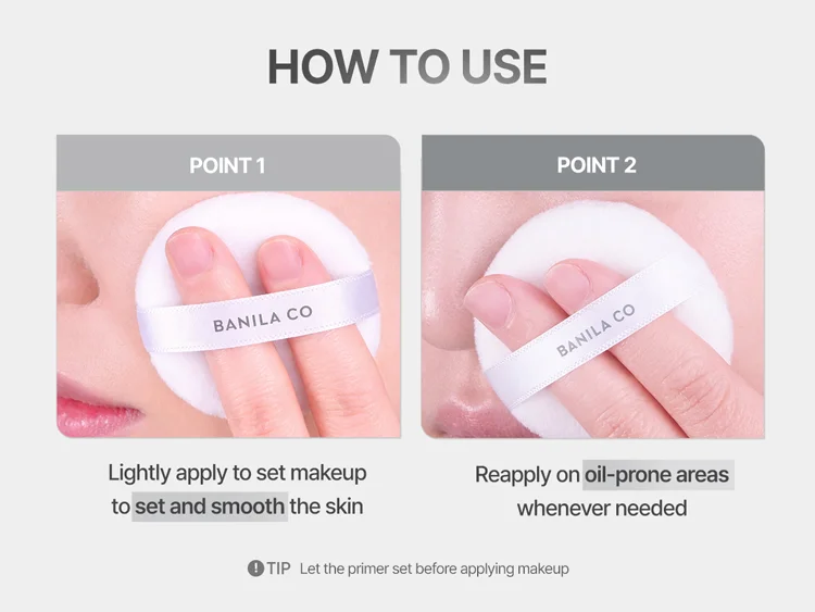 BANILA CO Prime Primer Finish Powder 0.42 oz.(12g) detail 6