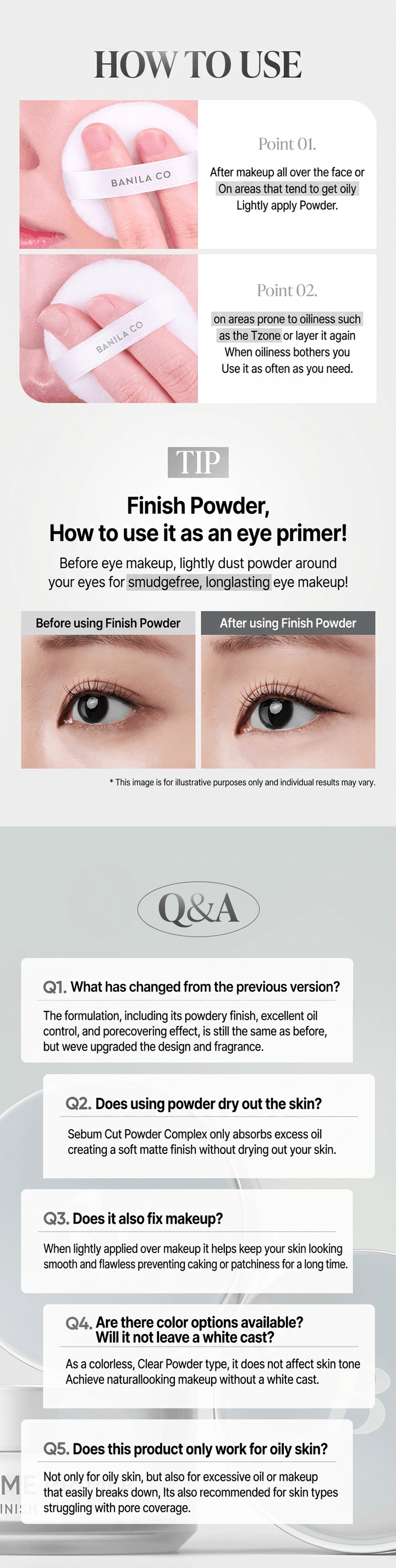 BANILA CO Prime Primer Finish Powder 0.42 oz.(12g) detail 6